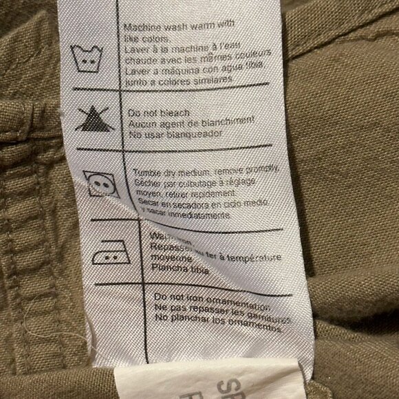 Carhartt National Park Volunteer Beige Short Sleeve Shirt with Patch & Button Po - Picture 9 of 16